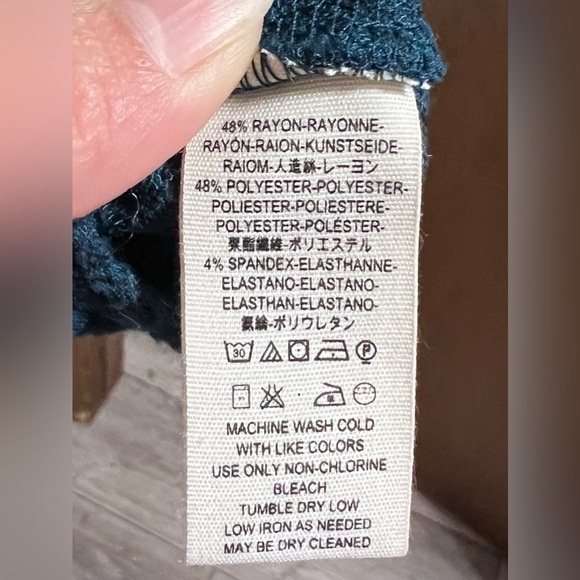 Free People We The Free Kitty Thermal Mock Cowl Neck Oversized Tunic Sweater - Picture 12 of 12